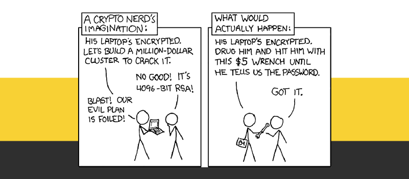 A comic on the cybersecurity of encryptions used in quantum computing 