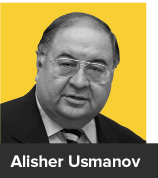 Russian oligarch Alisher Usmanov 
